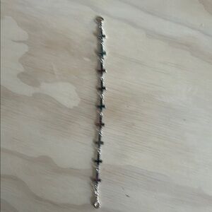 Colorful cross bracelet
